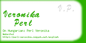 veronika perl business card